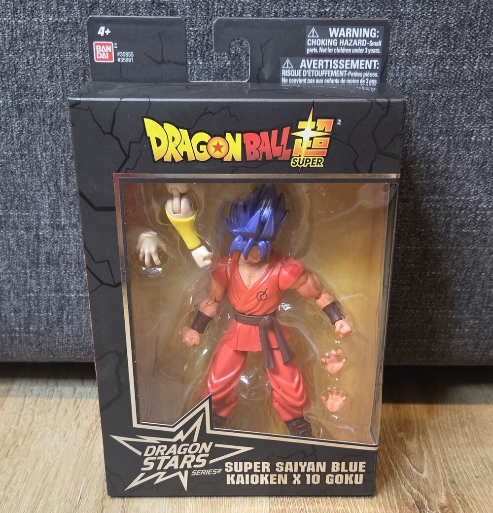Bandai Dragon Ball Super Dragon Stars Series 6 SSB Kaioken x10 Goku Figure